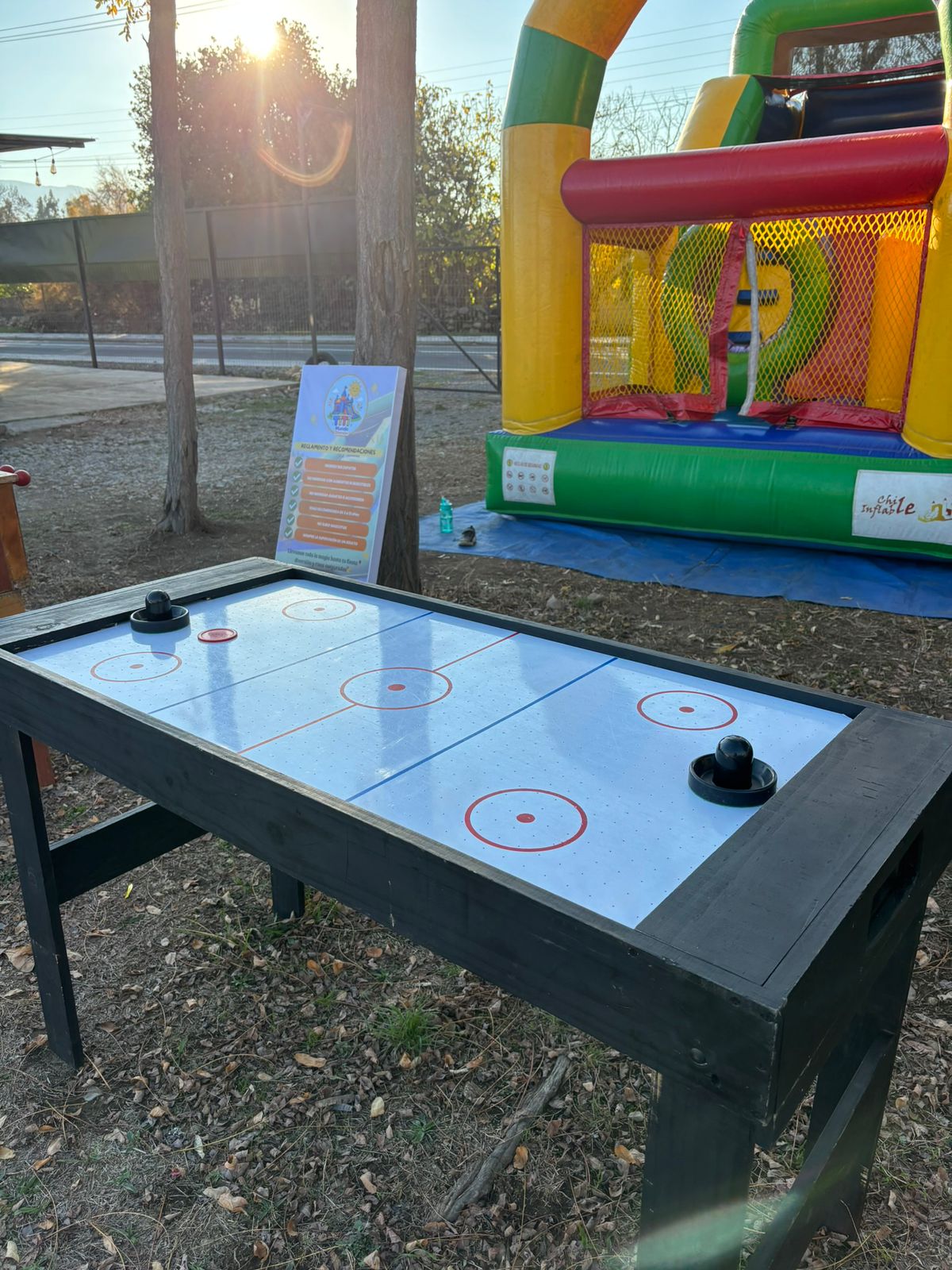 Mesa air hockey