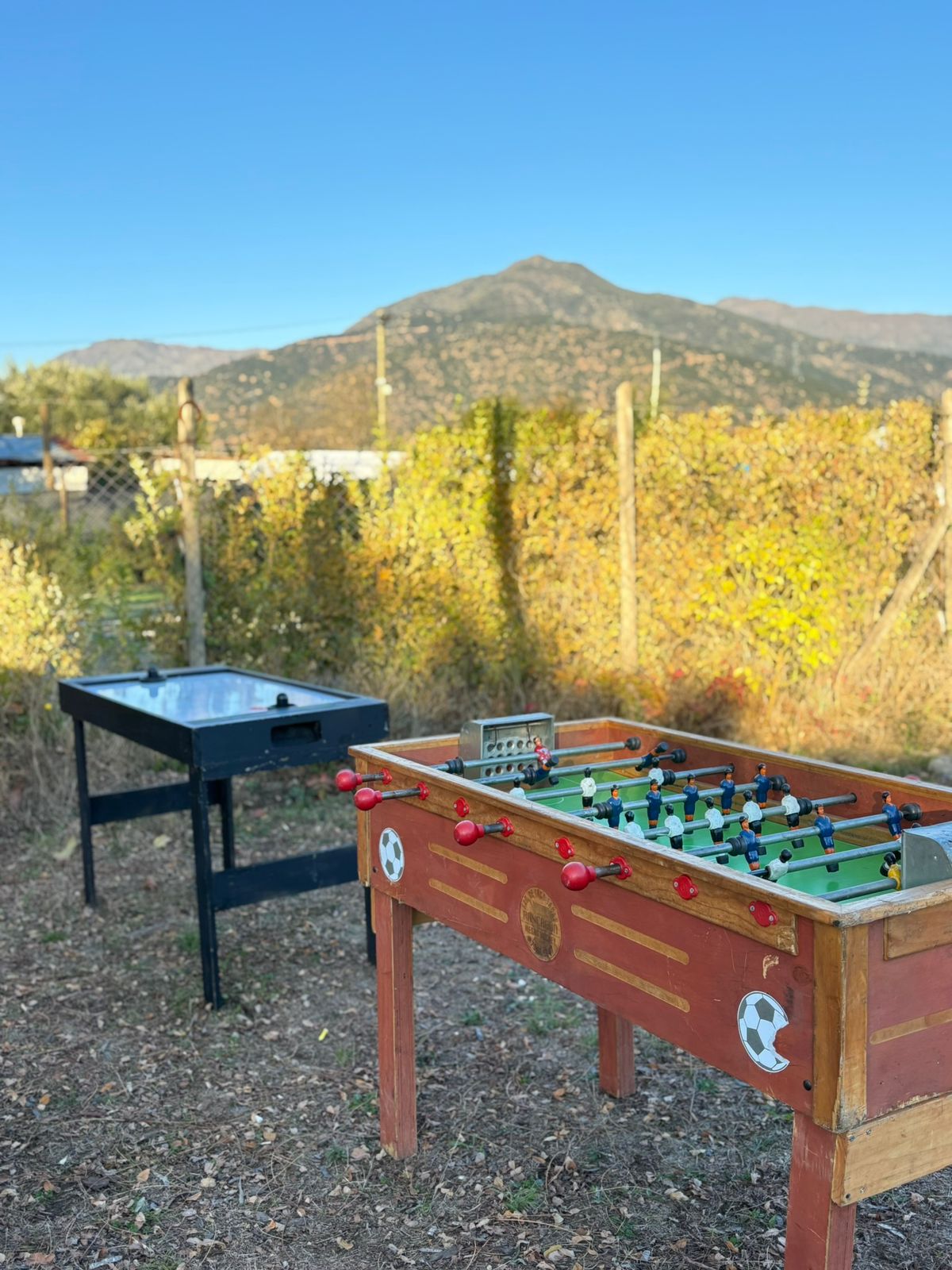 Taca-taca y air hockey